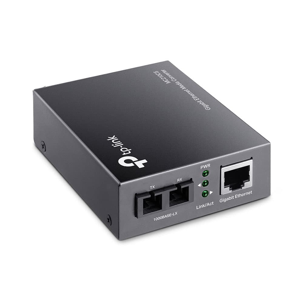 مبدل فیبر گیگابیتی تی پی لینک مدل TP-LINK MC210CS Gigabit Single-Mode Media Converter — تصویر ۲
