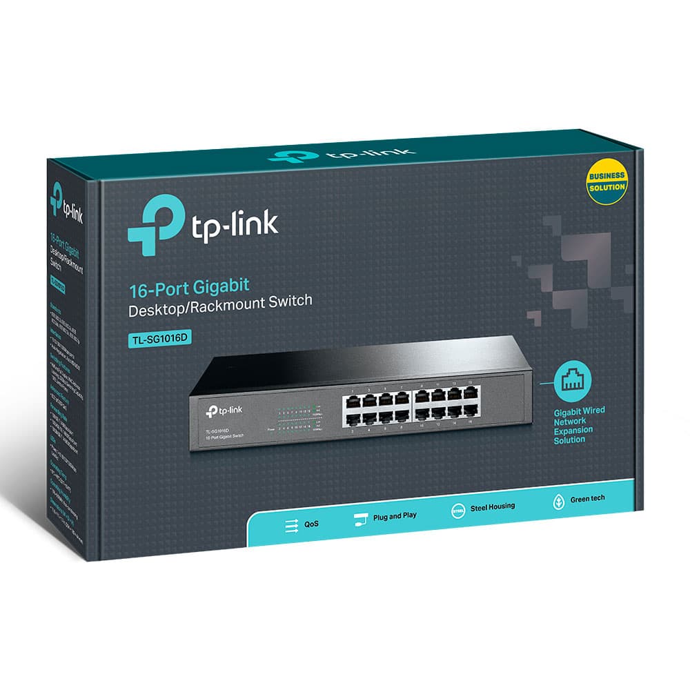 سوییچ 16 پورت تی پی لینک مدل TP-LINK TL-SG1016D DESKTOP Switch — تصویر ۴