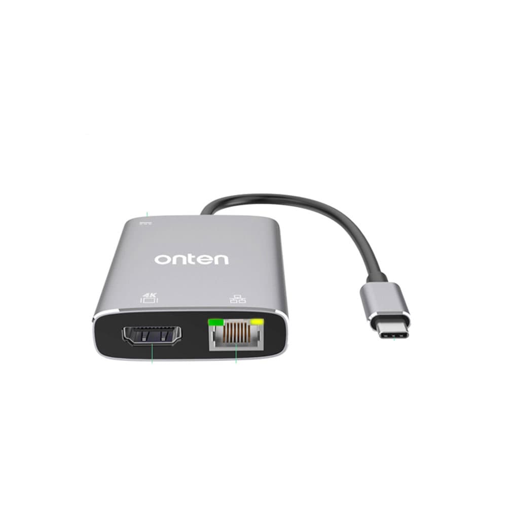 تبدیل تایپ سی به HDMI-RJ45 اونتن مدل ONTEN OTN-91188 — تصویر ۳