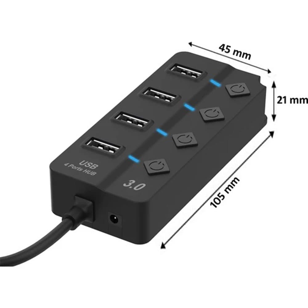 هاب 4 پورت اونتن مدل ONTEN OTN-5301 USB3.0 HUB — تصویر ۴