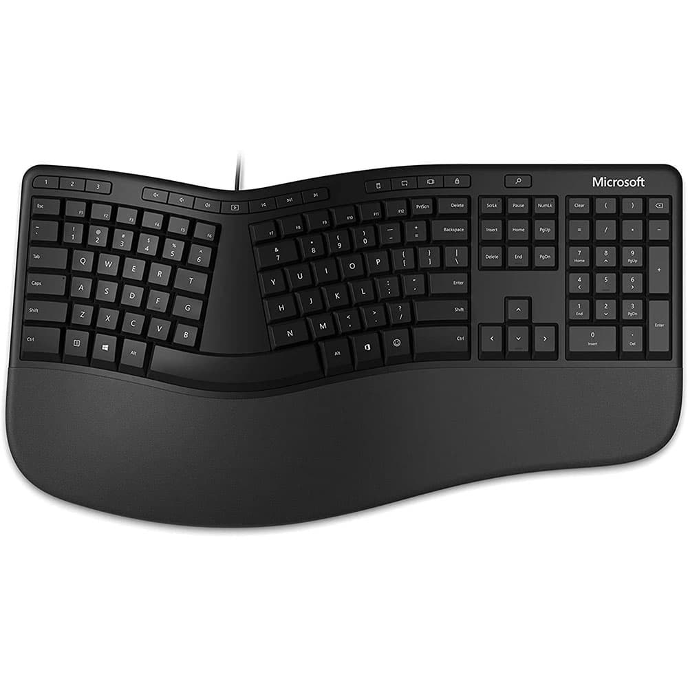 کیبورد سیم دار مایکروسافت مدل Microsoft Ergonomic Keyboard Wired — تصویر ۵