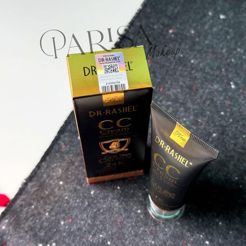 سی سی کرم طلا و کلاژن SPF 60 دکتر راشل — تصویر ۴