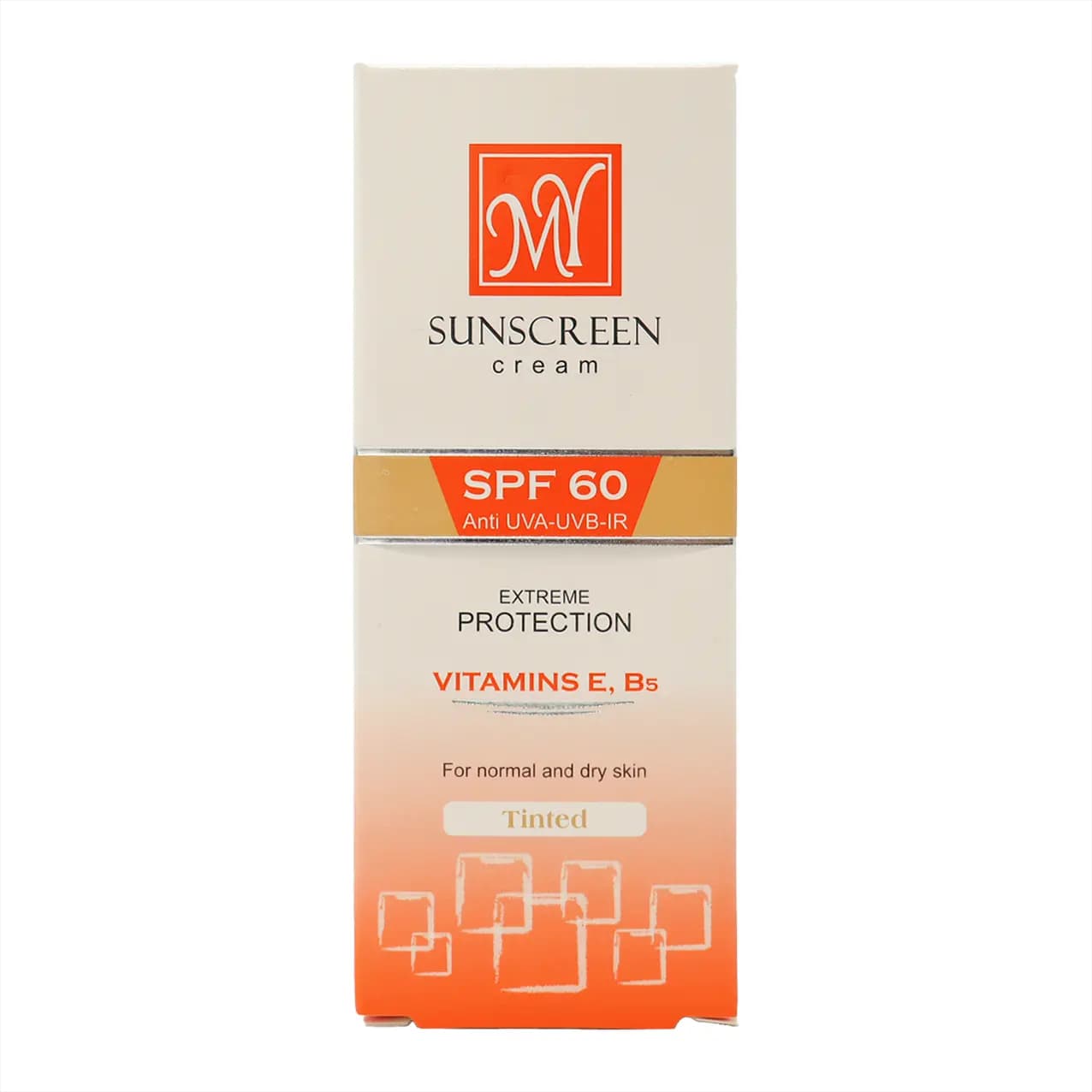 کرم ضد آفتاب رنگی پوست خشک و معمولی SPF60 مای