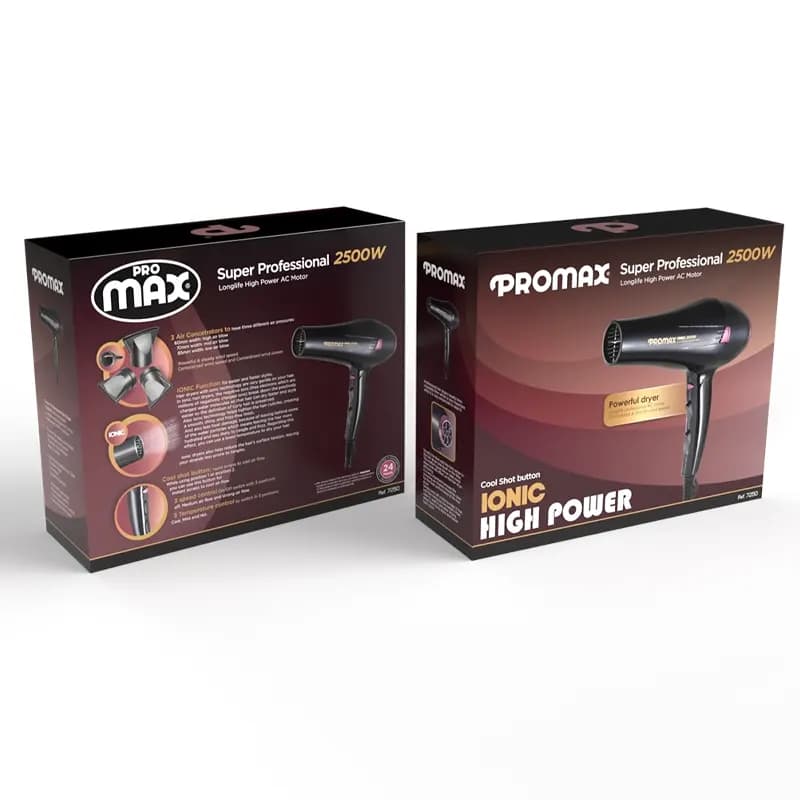 سشوار پرومکس Promax ـ مدل ۷۲۵۰ ـ ۲۵۰۰ وات — تصویر ۳