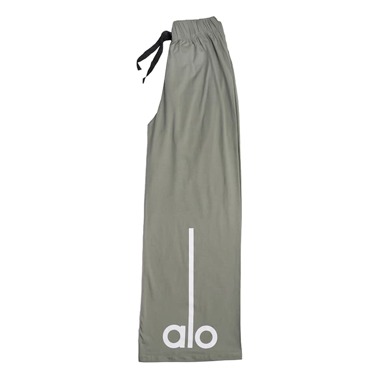 ست تیشرت شلوار زنانه جلو جیب دار طرح ALO — تصویر ۸