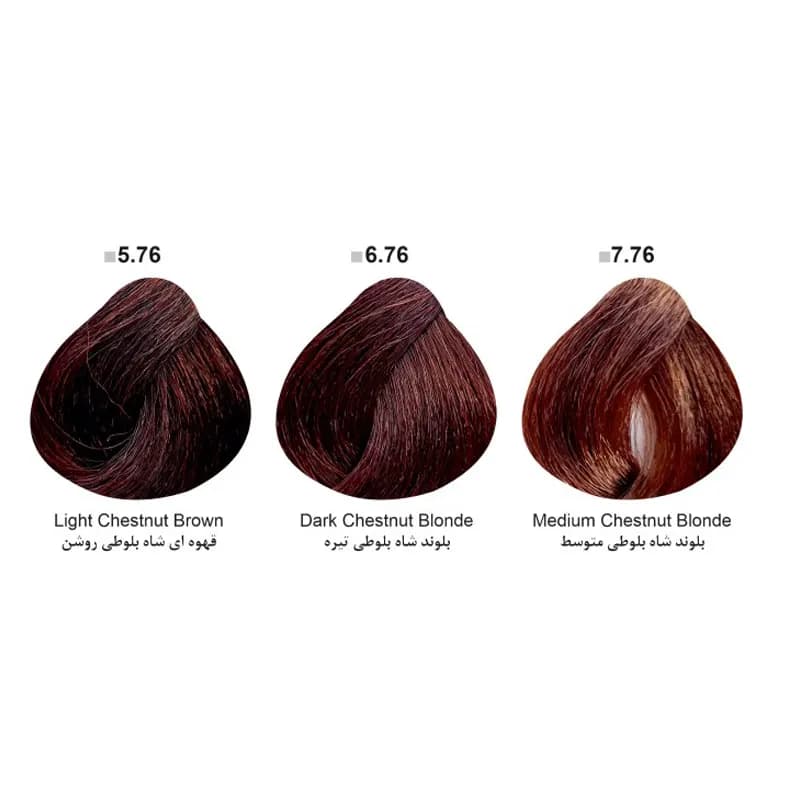 رنگ مو دوماسی Domacy ـ سری شاه بلوطی Chestnut — تصویر ۲