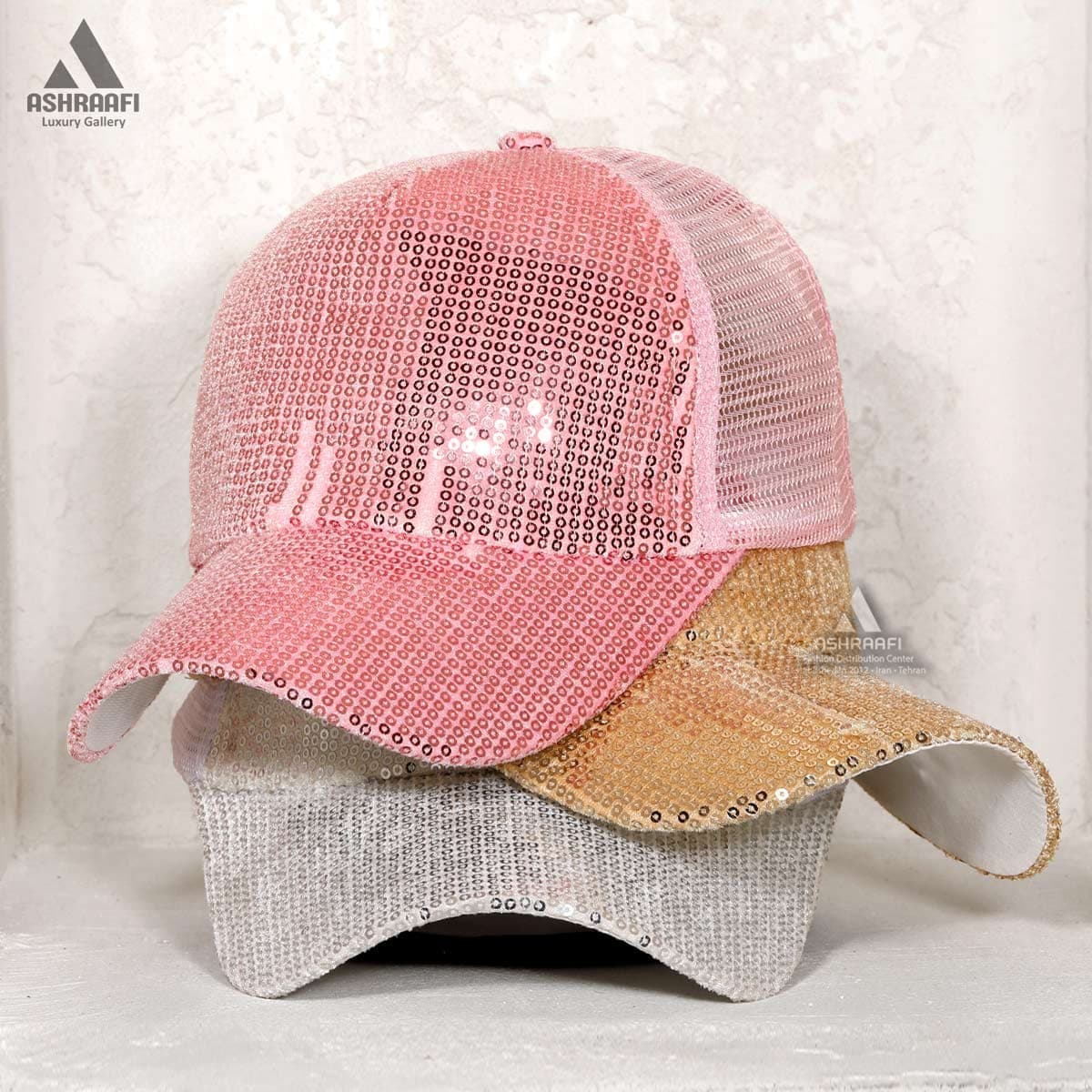 کلاه کپ پولکی Trucker Cap HA8 — تصویر ۲