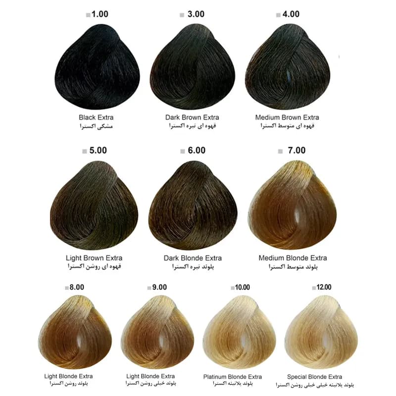 رنگ مو دوماسی Domacy ـ سری طبیعی اکسترا Extra Natural — تصویر ۲