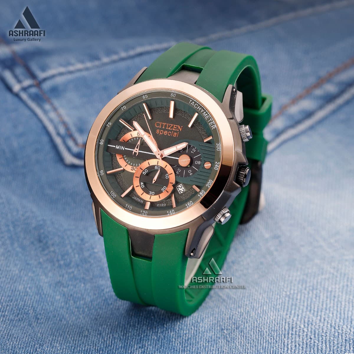 ساعت سیتیزن صفحه سبز Citizen Special GN-4W-G — تصویر ۲