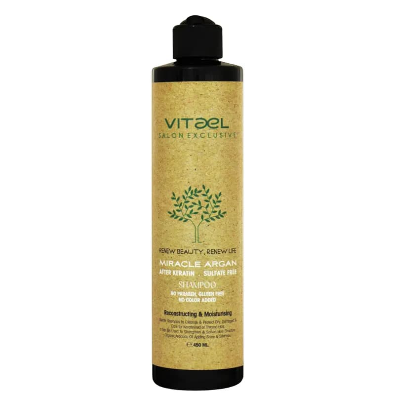 شامپو ویتاال پرو Vitaelpro ـ مدل میراکل آرگان Miracle Argan ـ رطوبت رسان موهای خشک