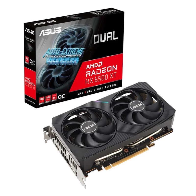 کارت گرافیک ایسوس RX 6500 XT 4GB Dual OC — تصویر ۴