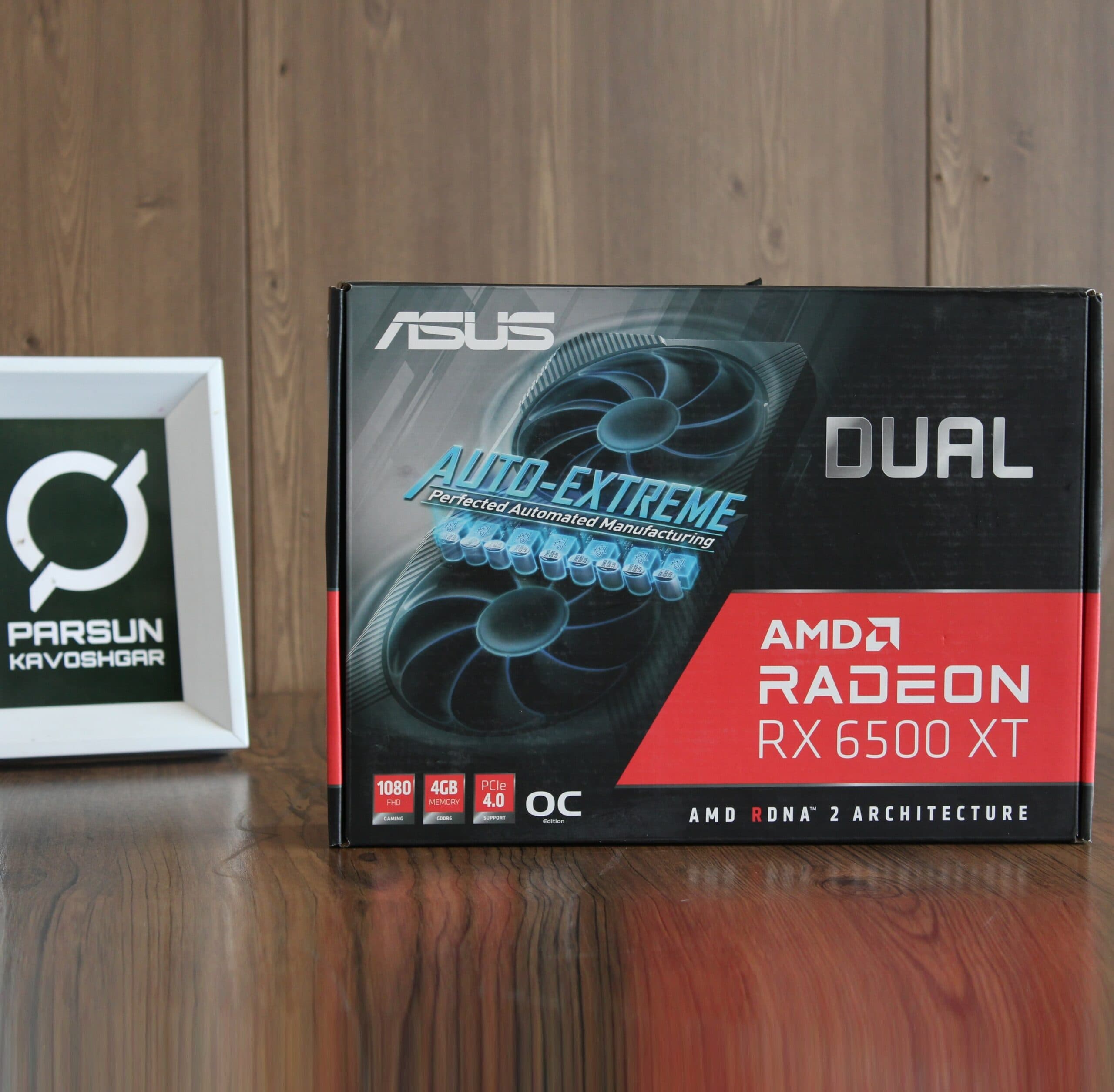 کارت گرافیک ایسوس RX 6500 XT 4GB Dual OC — تصویر ۲