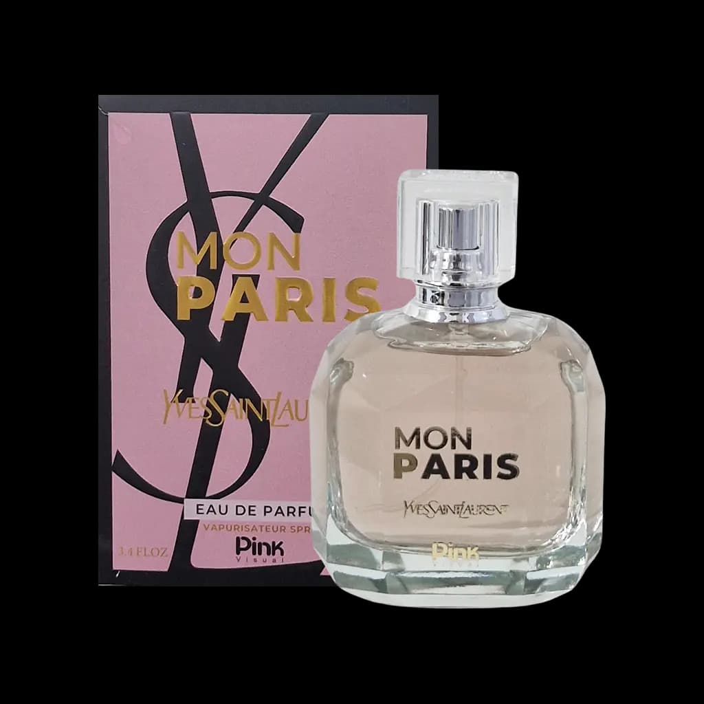 ادوپرفیوم زنانه پینک ویژوآل Pink مدل مون پاریس Mon Paris حجم 100 میلی لیتر طرح مارک | برند اصلی و ارسال فوری