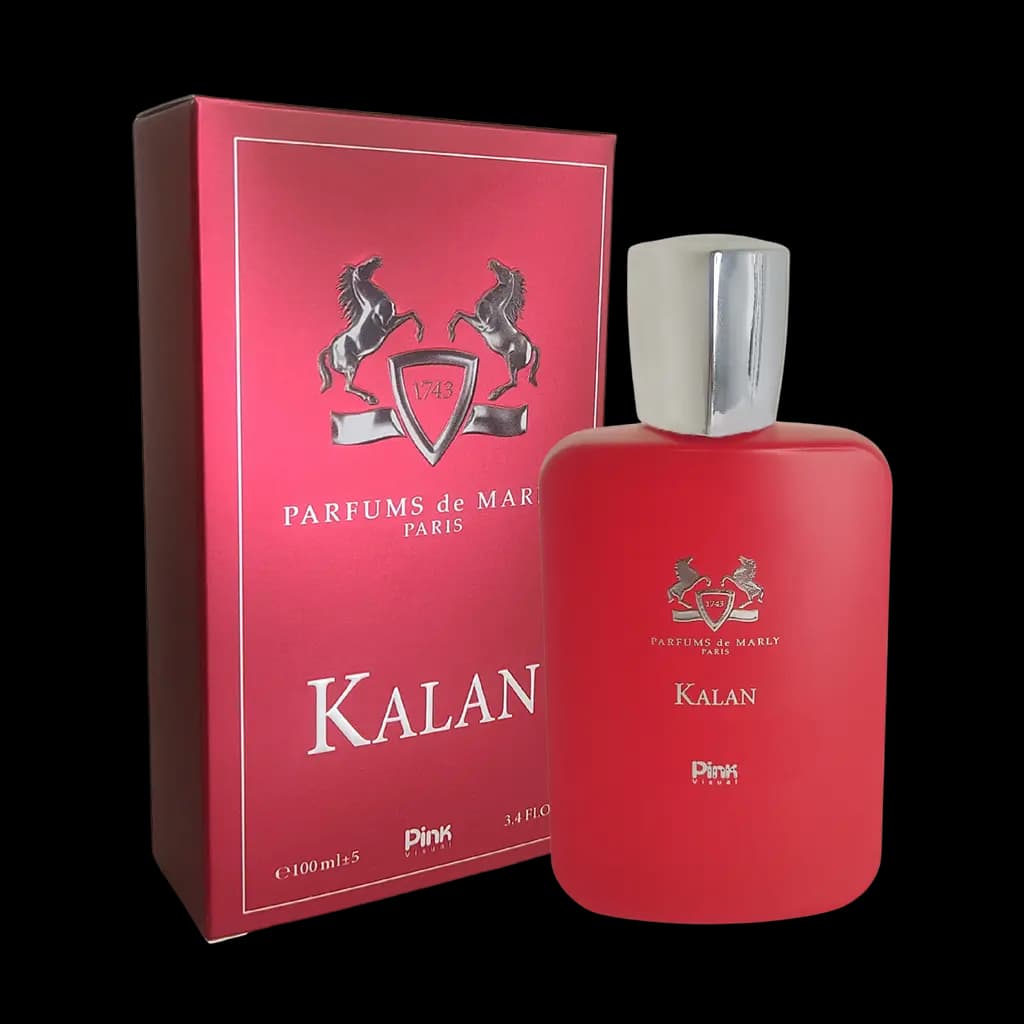 ادوپرفیوم مردانه پینک ویژوآل Pink مدل مارلی کالان (مارلی قرمز) Marly Kalan حجم 100 میلی لیتر طرح مارک | برند اصلی و ارسال فوری