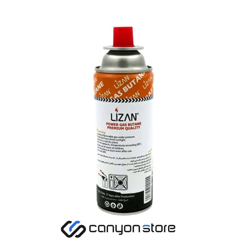 کپسول گاز استوانه ای 400ML لیزان مدل LZ-7021 — تصویر ۲