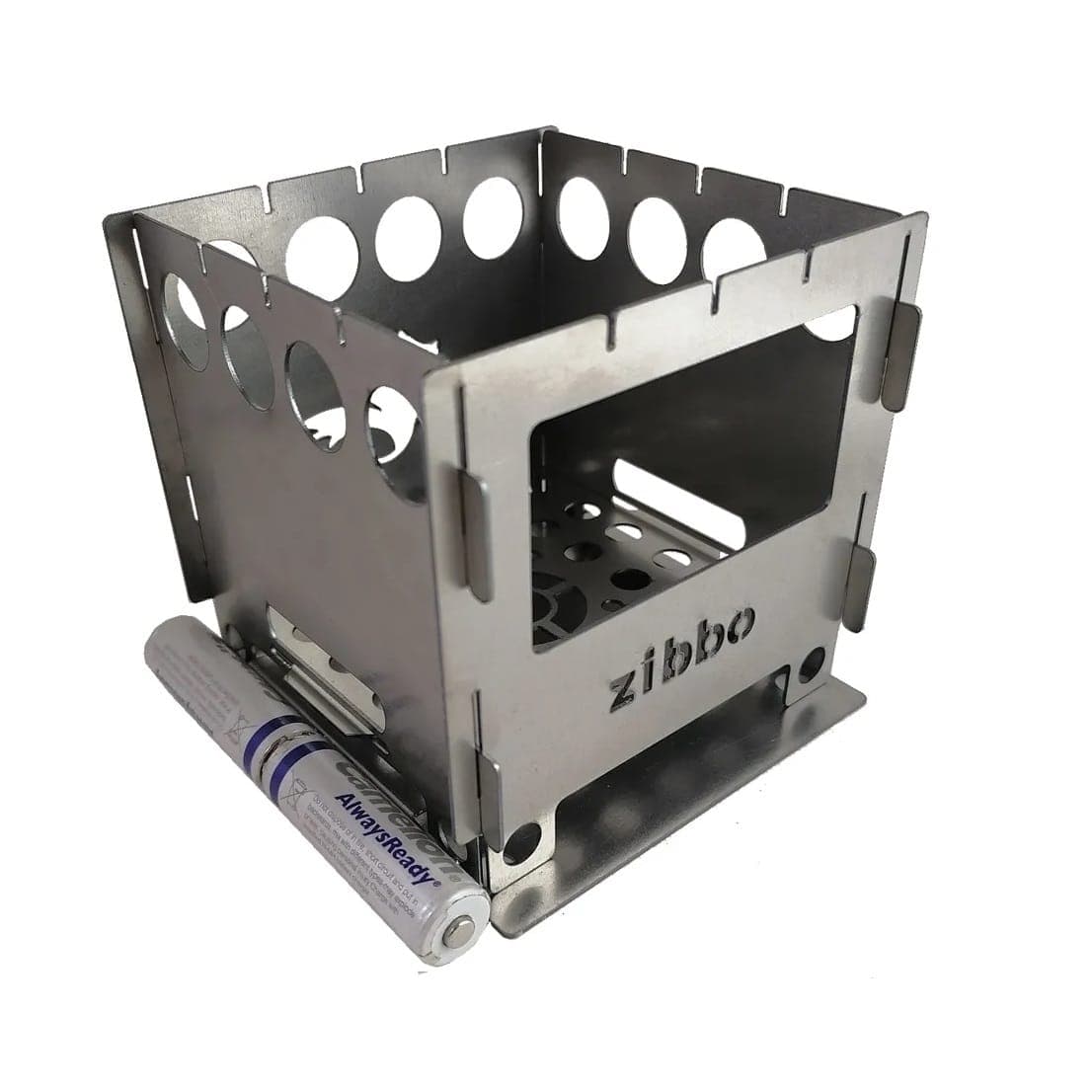 فایرباکس جیبی کمپینگ زیبو مدل Zibbo box X1 فولادی — تصویر ۴