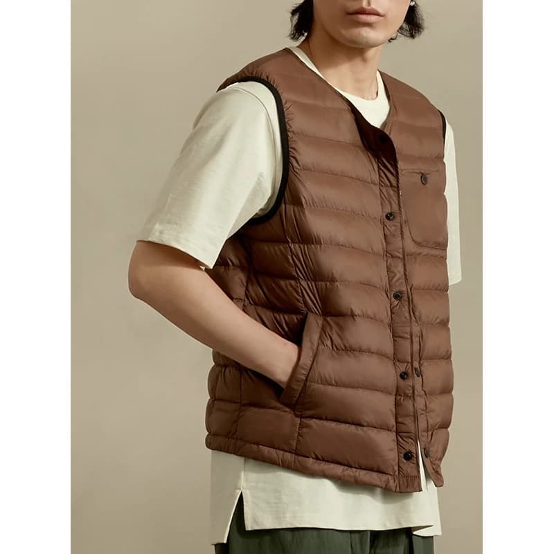جلیقه پر نیچرهایک مدل White Goose down Thickened Warm — تصویر ۳