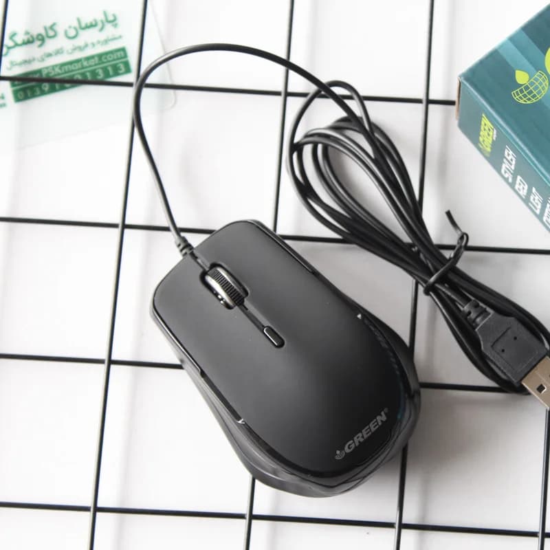 ماوس با سیم گرین مدل GREEN GM-102 — تصویر ۲