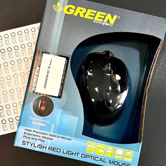 ماوس با سیم گرین مدل GREEN GM-302 — تصویر ۳