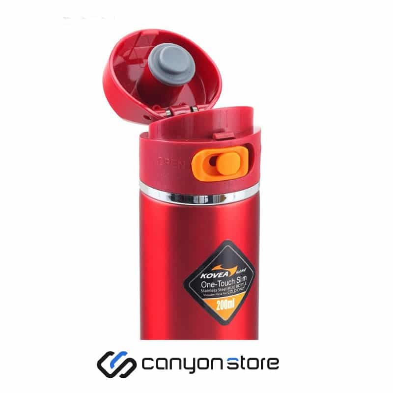 ماگ سفری کووآ مدل SL200-1 200ML-رنگ زرشکی — تصویر ۲