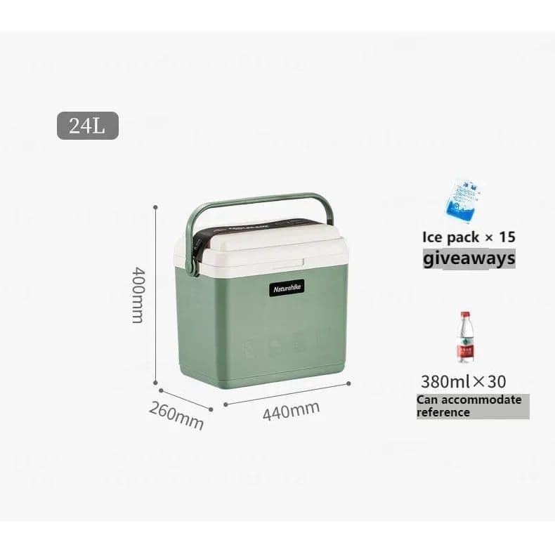 یخدان سفری نیچرهایک مدل LingDu Camping Vacuum Box 24L — تصویر ۳