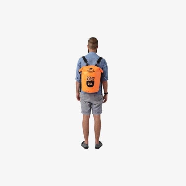 درای بگ نیچرهایک مدل 500D Double Shoulder Marine 30L — تصویر ۵