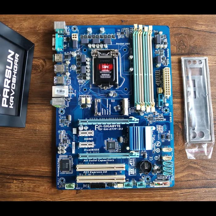 مادربرد گیگابایت Gigabyte Z77P-D3 LGA 1155 استوک — تصویر ۲