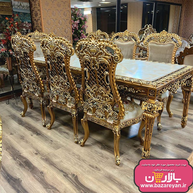 مبل سلطنتی 9 نفره کد 69 ، ارسال55 روزکاری به سراسر کشور — تصویر ۷