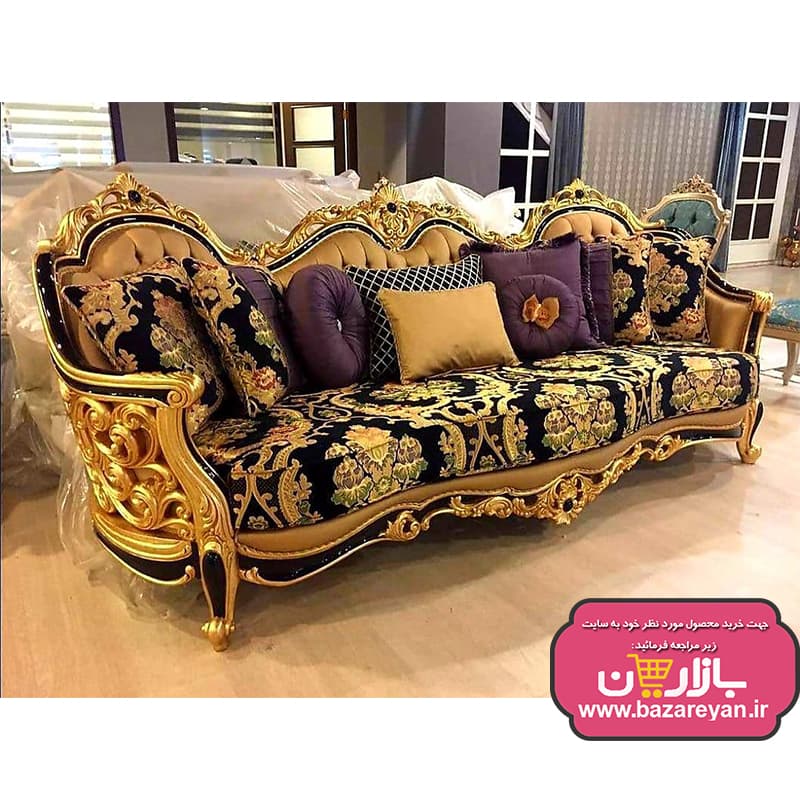 مبل سلطنتی 9 نفره کد 68 ، ارسال55 روزکاری به سراسر کشور — تصویر ۲