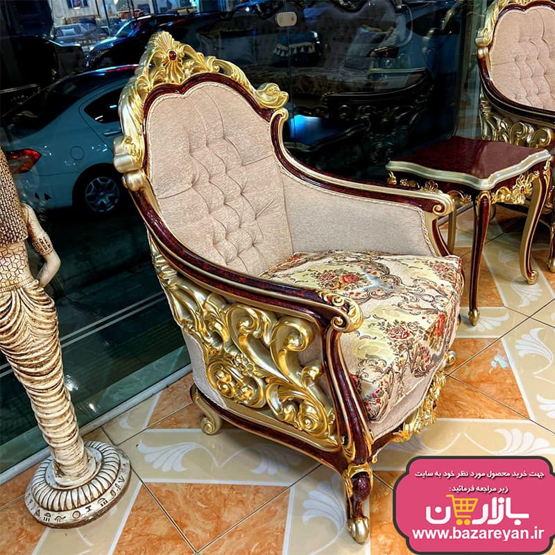 فروش اقساطی مبل سلطنتی 7 نفره کد 67 ، ارسال55 روزکاری به سراسر کشور — تصویر ۴