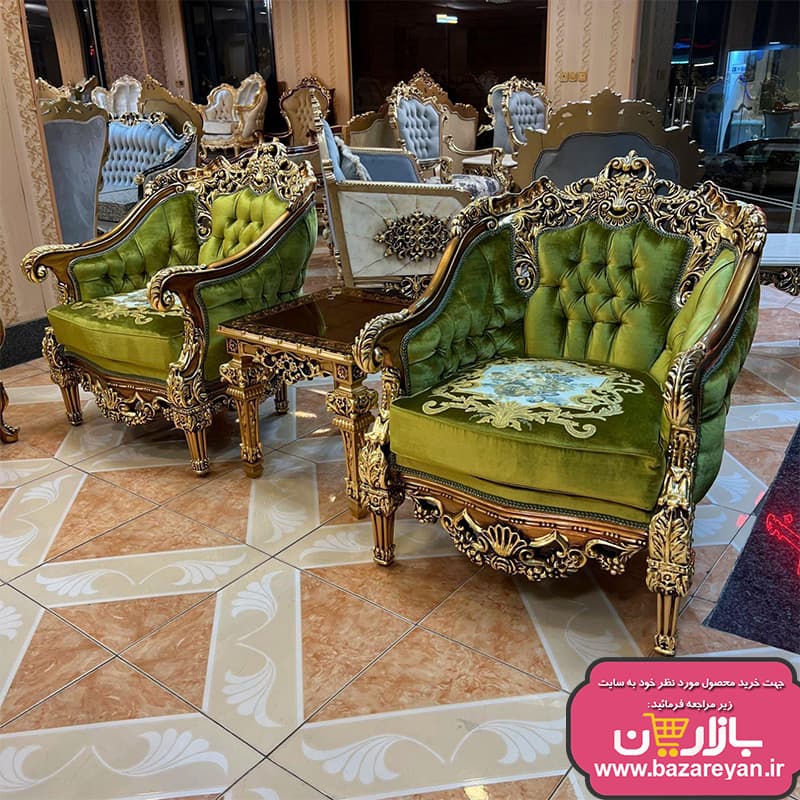 فروش اقساطی مبل سلطنتی 7 نفره کد 67 ، ارسال55 روزکاری به سراسر کشور — تصویر ۸