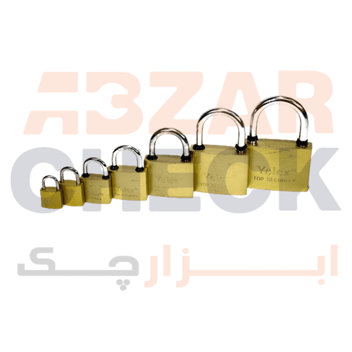قفل اویز طلایی 25 YELEX — تصویر ۲