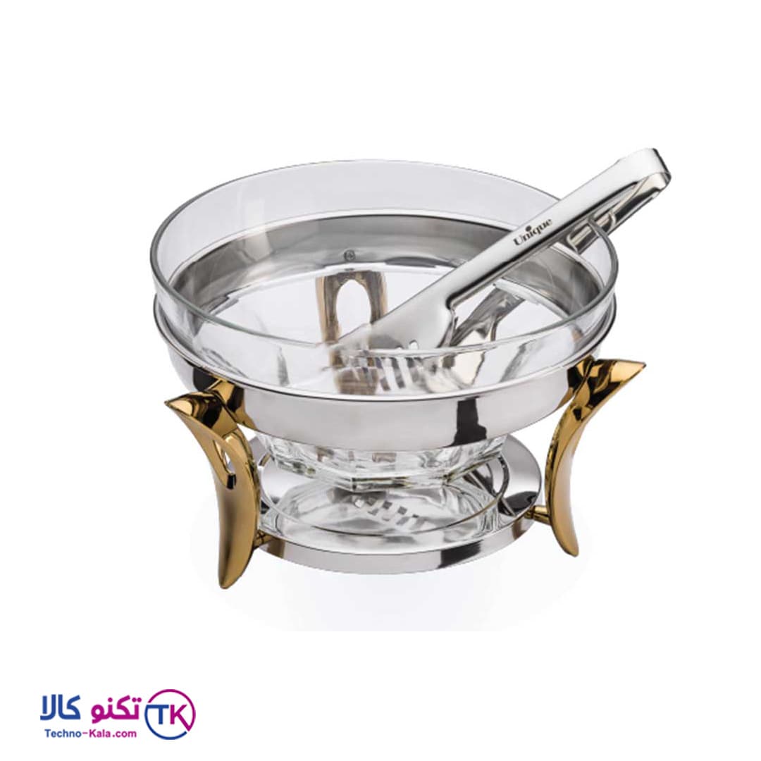 سالادخوری قایقی طلایی یونیک مدل UN-3867B