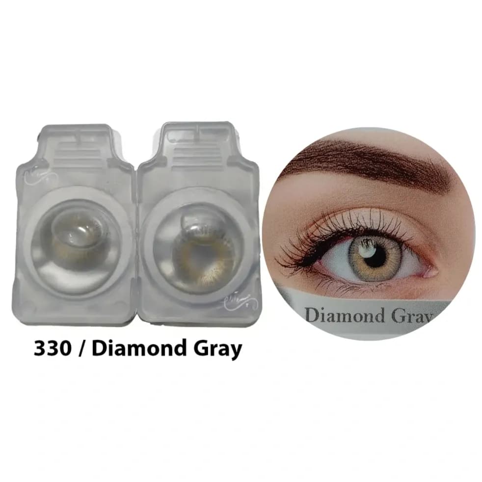 لنز چشم رنگی الگانس رنگ Diamond Gray کد 330 Elegance