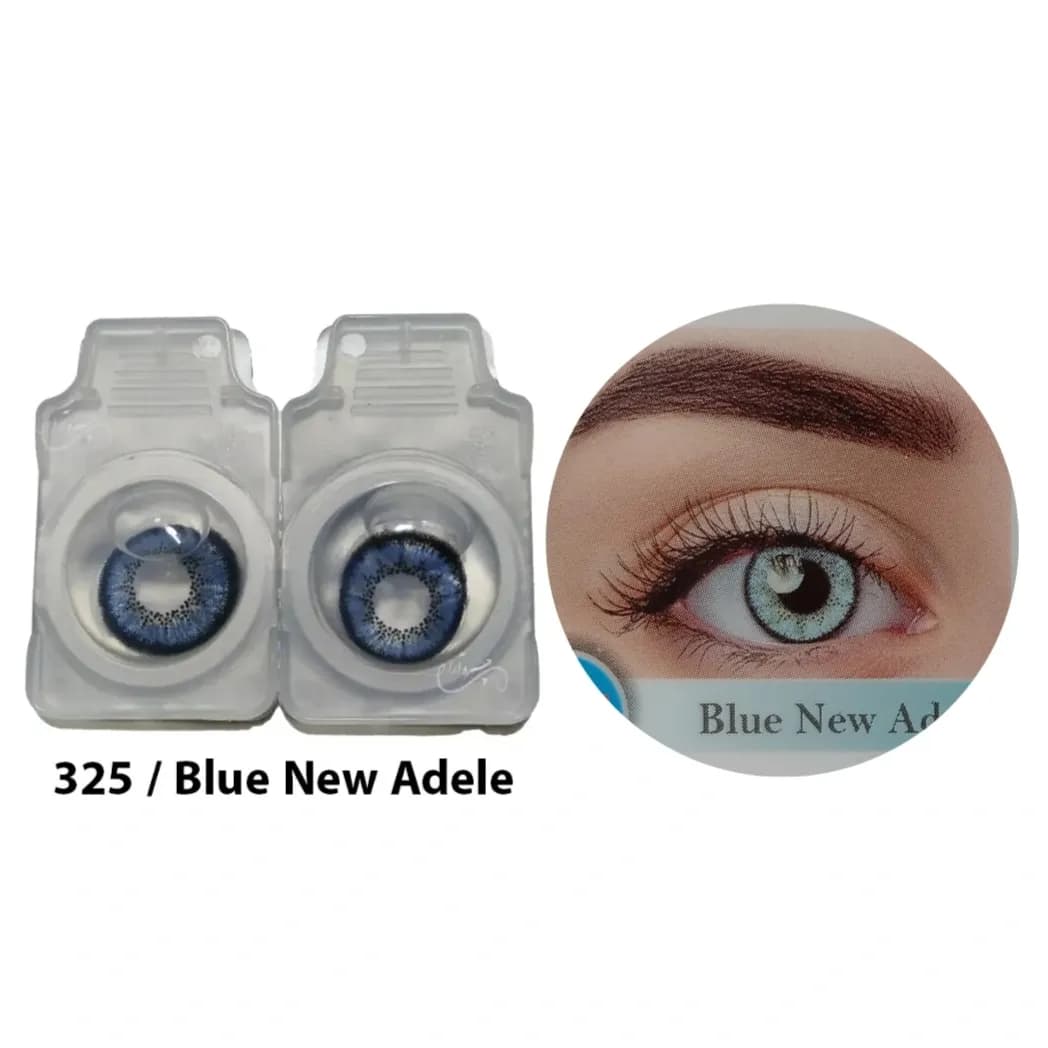 لنز چشم رنگی الگانس رنگ Blue New Adele کد 325 Elegance