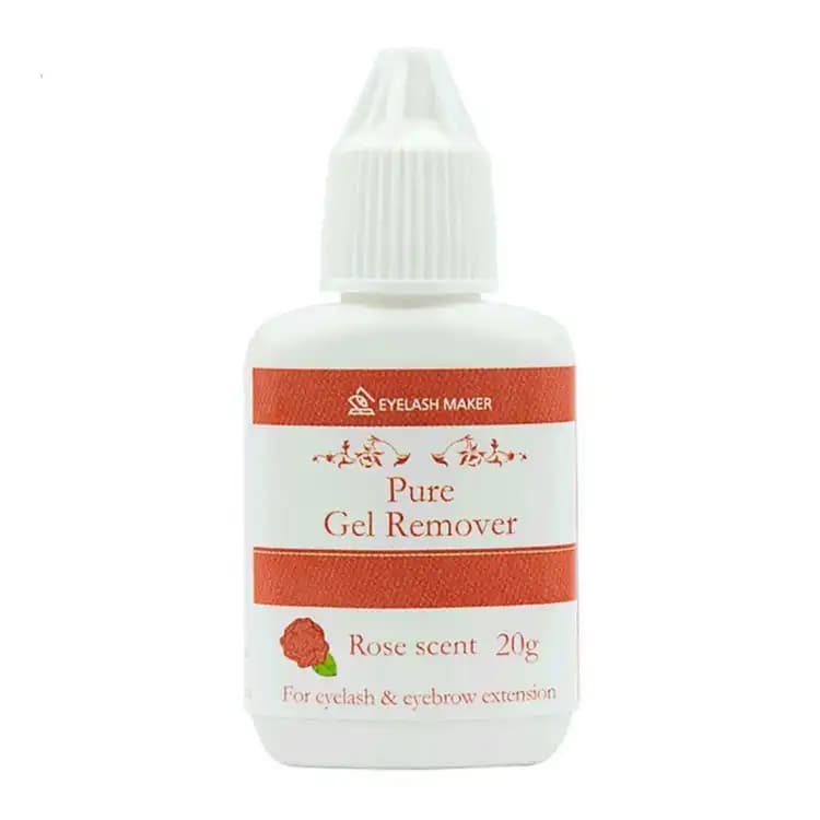ریموور ژل مژه پیور Pure رایحه گل رز