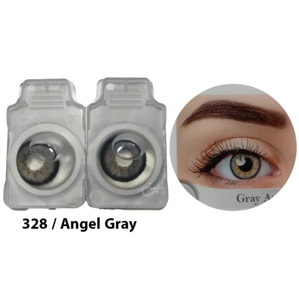 لنز چشم رنگی الگانس رنگ Angel Gray کد 328 Elegance