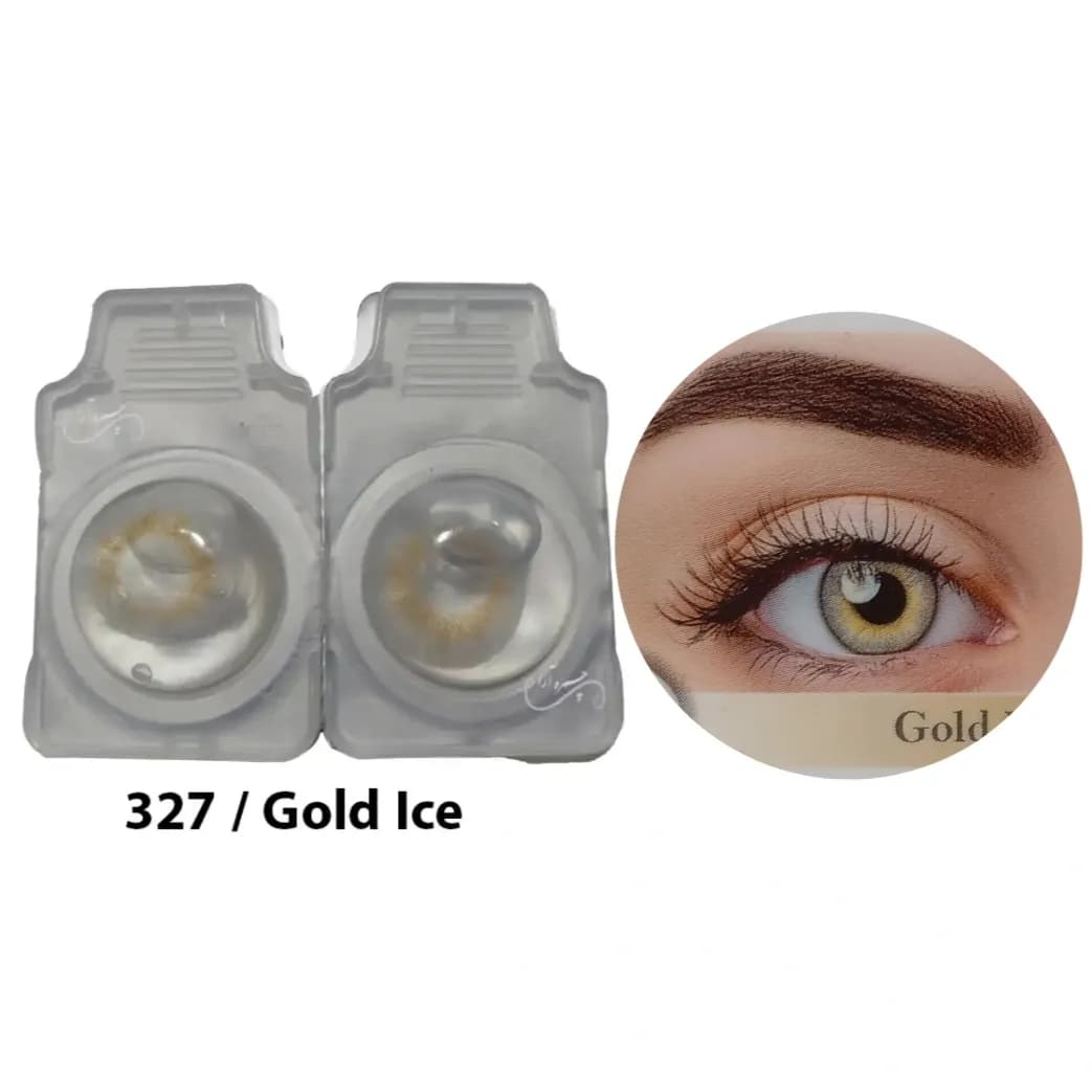 لنز چشم رنگی الگانس رنگ Gold Ice کد 327 Elegance