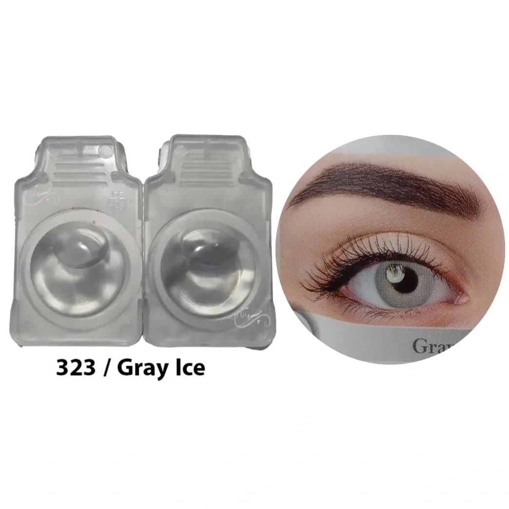 لنز چشم رنگی الگانس رنگ Gray Ice کد 323 Elegance