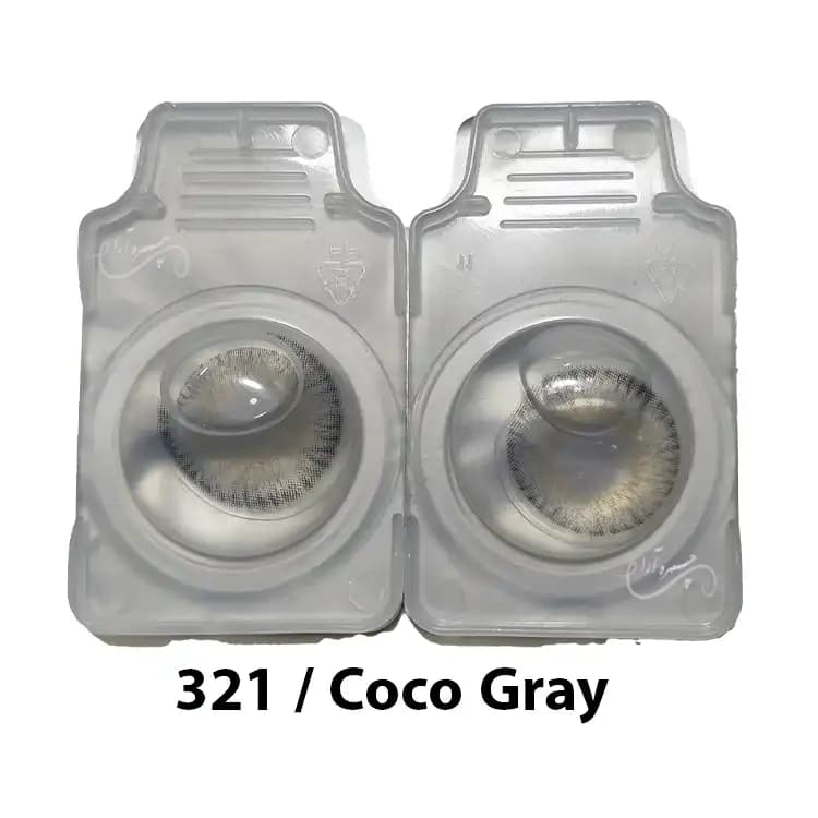 لنز چشم رنگی الگانس رنگ Coco Gray کد 321 Elegance