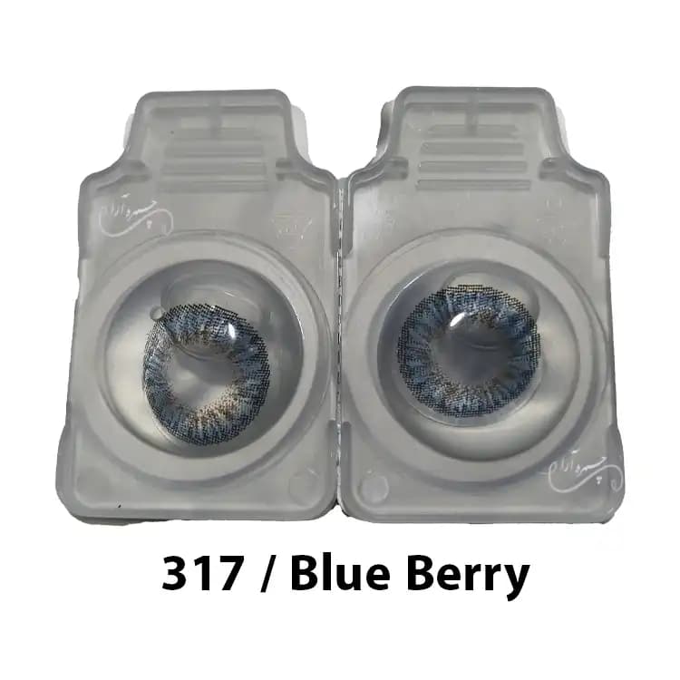 لنز چشم رنگی الگانس رنگ Blue Berry کد 317 Elegance