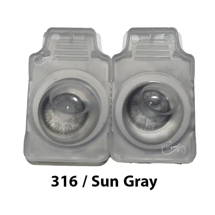 لنز چشم رنگی الگانس رنگ Sun Gray کد 316 Elegance