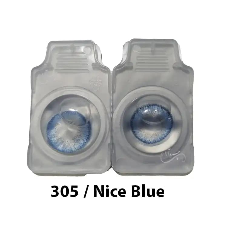 لنز چشم رنگی الگانس رنگ Nice Blue کد 305 Elegance