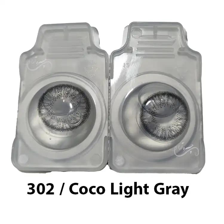 لنز چشم رنگی الگانس رنگ Coco light Gray کد 302 Elegance