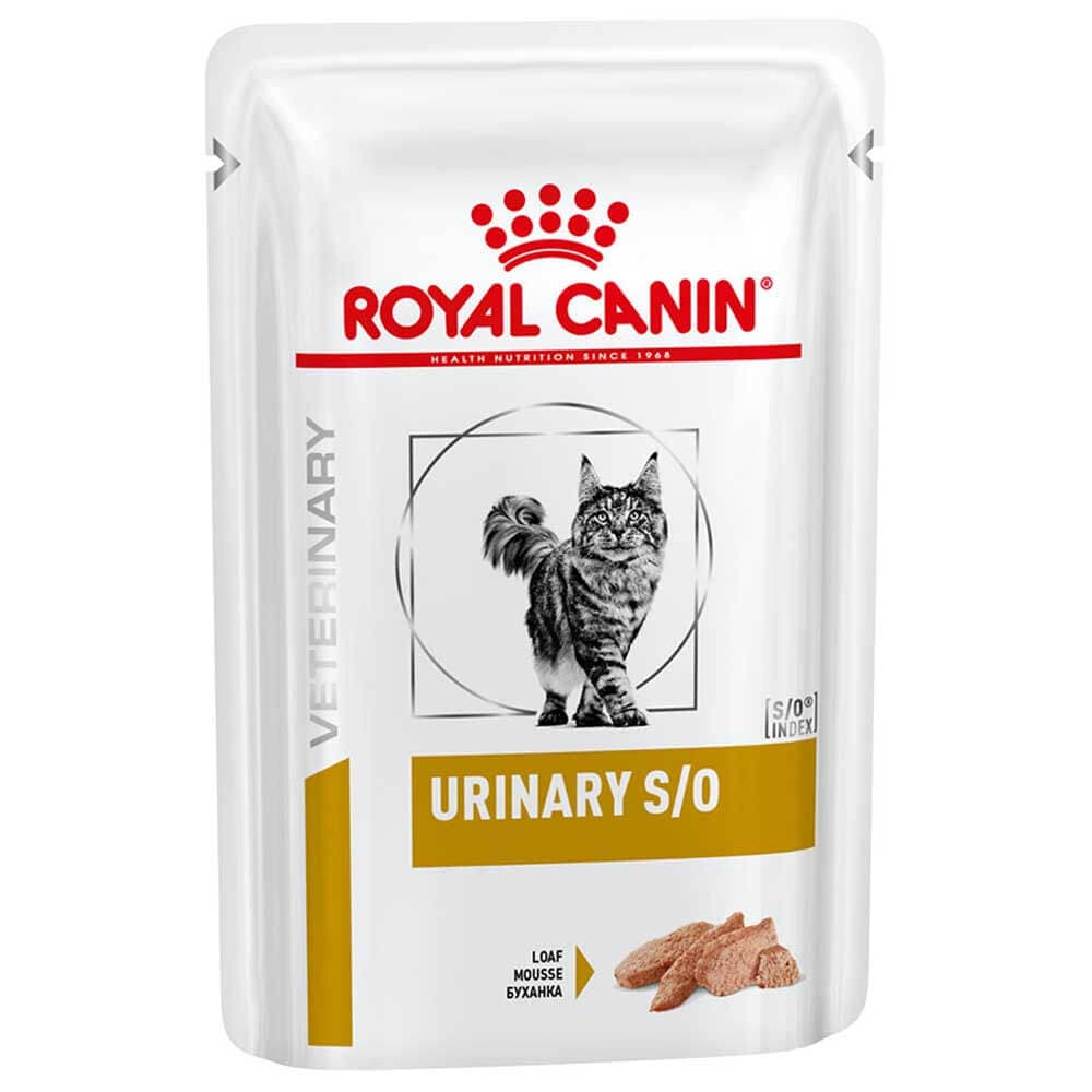 پوچ گربه رویال کنین مدل Urinary S/O در سس وزن ۸۵ گرم