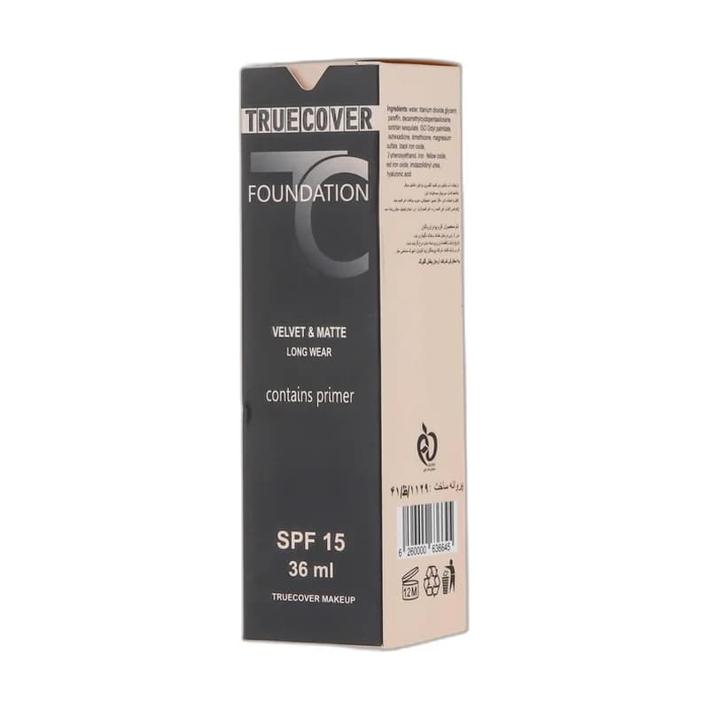 کرم پودر تروکاور مدل Velvet and Matte شماره 25 حجم 36 میلی لیتر — تصویر ۶