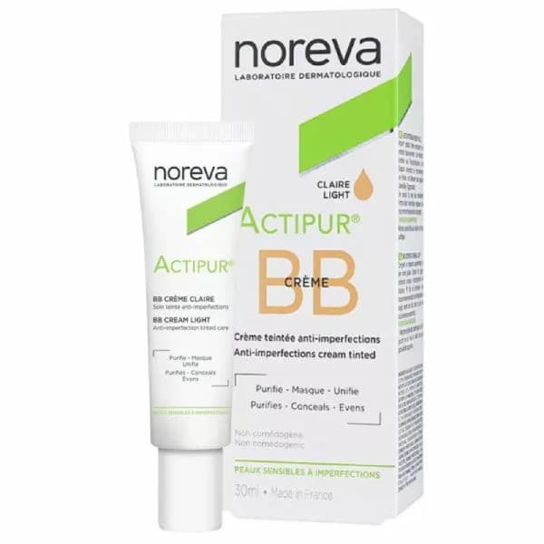 کرم ضد جوش اکتی پور مدل Light Tinted BB حجم 30 میلی لیتر – بژ روشن
