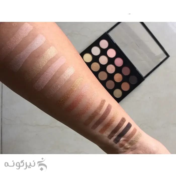 پالت سایه 15 رنگ مک Mac Eye Shadow Palette X15 Cool Natural — تصویر ۳