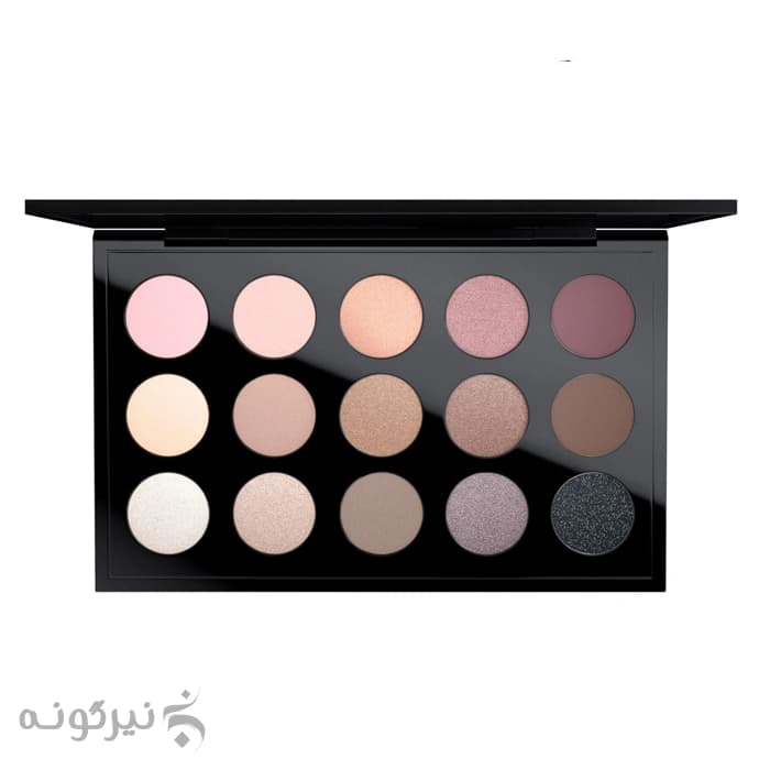پالت سایه 15 رنگ مک Mac Eye Shadow Palette X15 Cool Natural