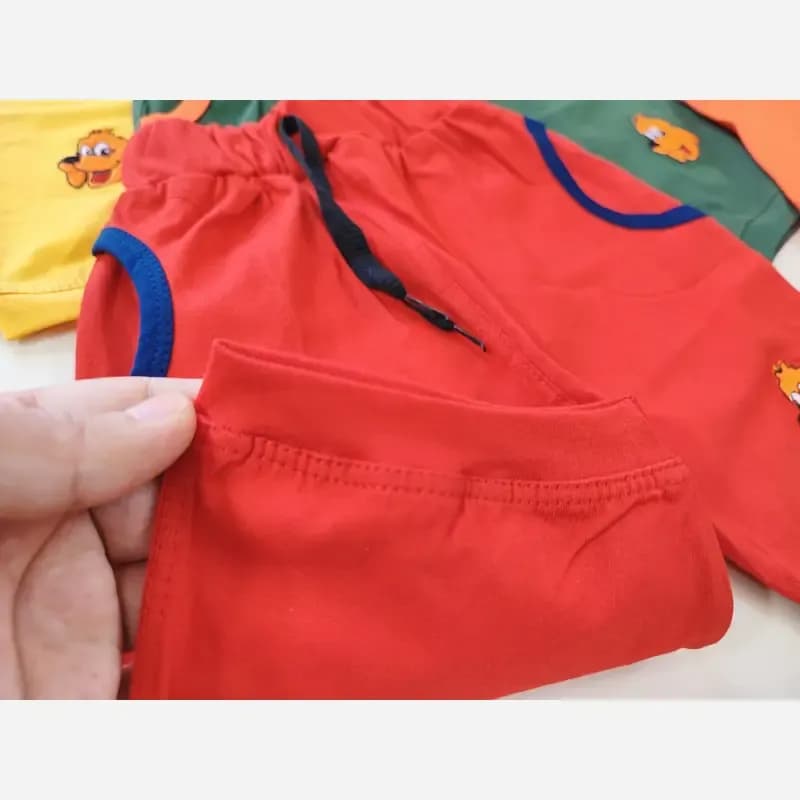 شلوارک راحتی بچگانه نخ پنبه لطیف و نرم — تصویر ۸